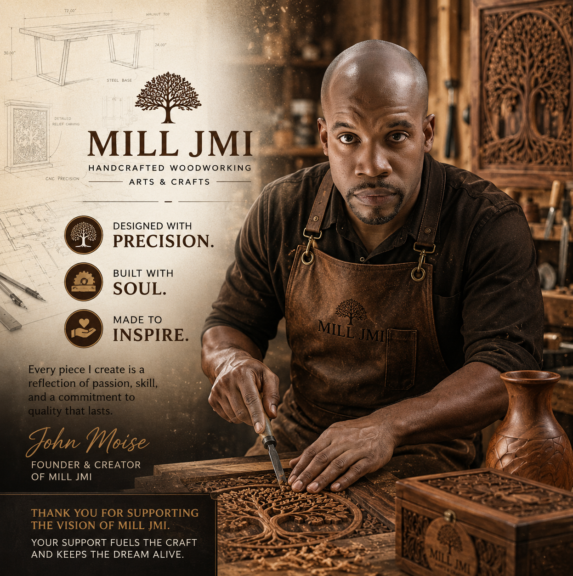 Handcrafted precision in a woodshop